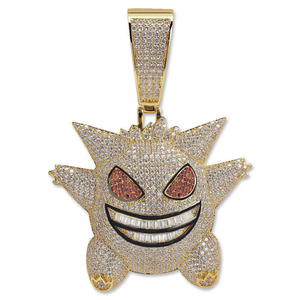 BLACKRISS™Iced Out Gengar Pendant-Blackriss