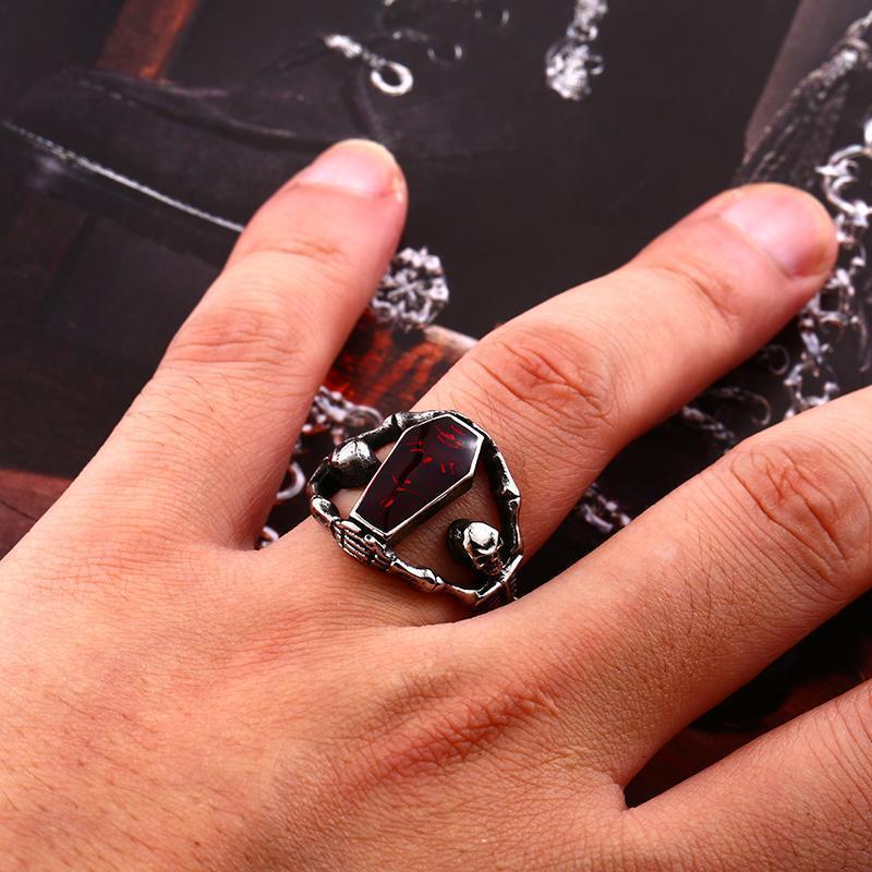 Blackriss™Skull Coffin Ring-Blackriss