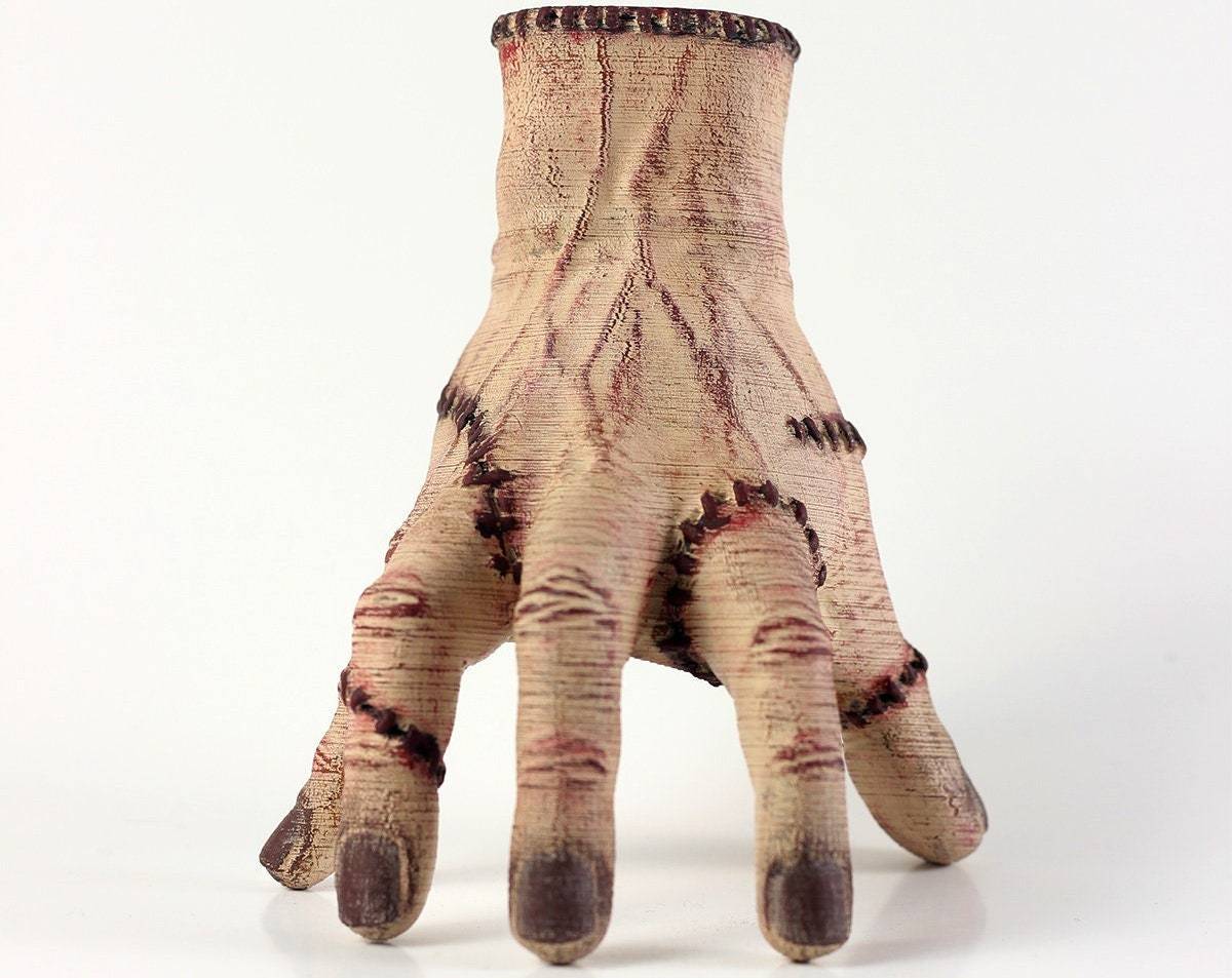 BLACKRISS™Thing figurine from Wednesday--Home Decor,Handmade Gift-Blackriss