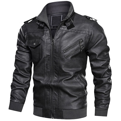 Blackriss™Men's Leather Jacket-Blackriss