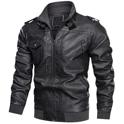 Blackriss™Men's Leather Jacket-Blackriss