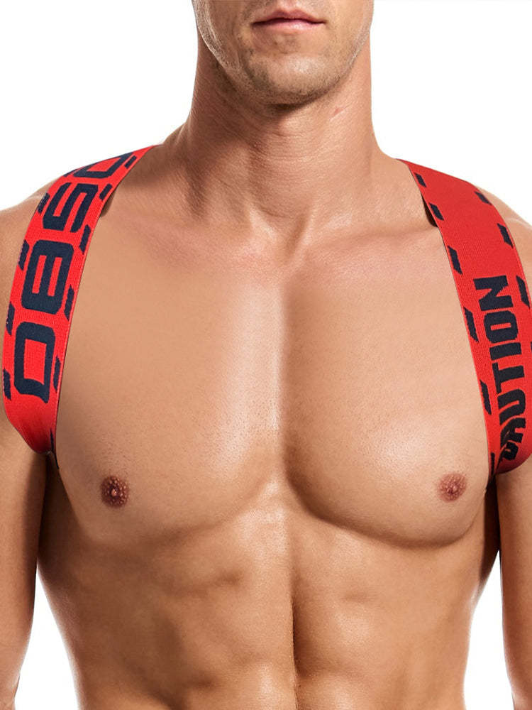 BLACKRISS™Letter Chest Strap Sexy Shoulder Strap-Blackriss