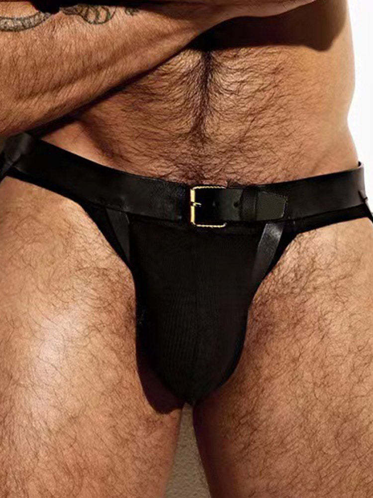 BLACKRISS™Men's Accessories Leather Double Belt Binding Bondage-Blackriss