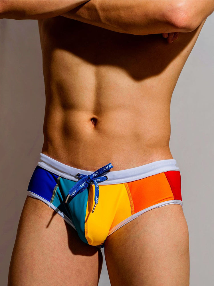 BLACKRISS™Low Waist Sexy Rainbow Briefs-Blackriss
