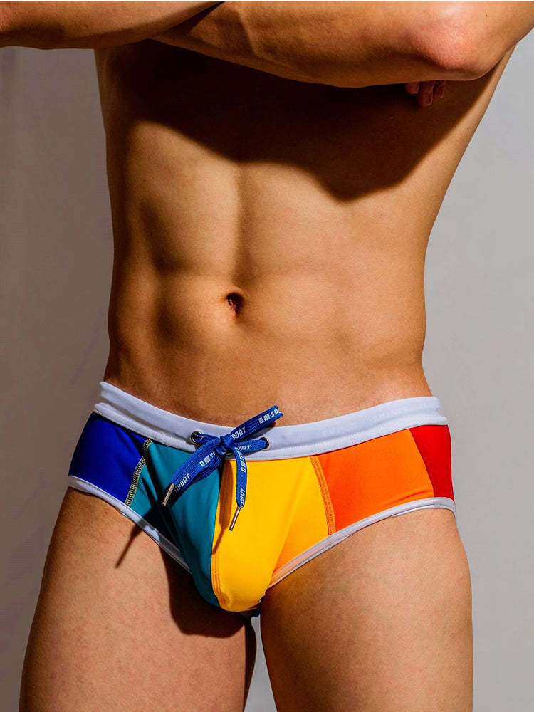 BLACKRISS™Low Waist Sexy Rainbow Briefs-Blackriss