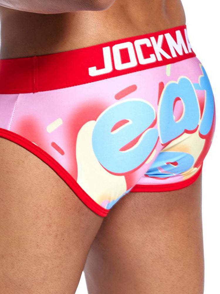 BLACKRISS™Men's Cake Print Soft Brief-Blackriss