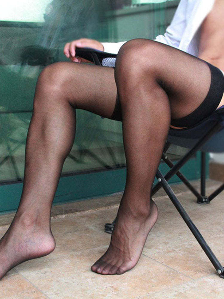 BLACKRISS™Men's Ultra-thin Breathable Over-the-knee Stockings-Blackriss