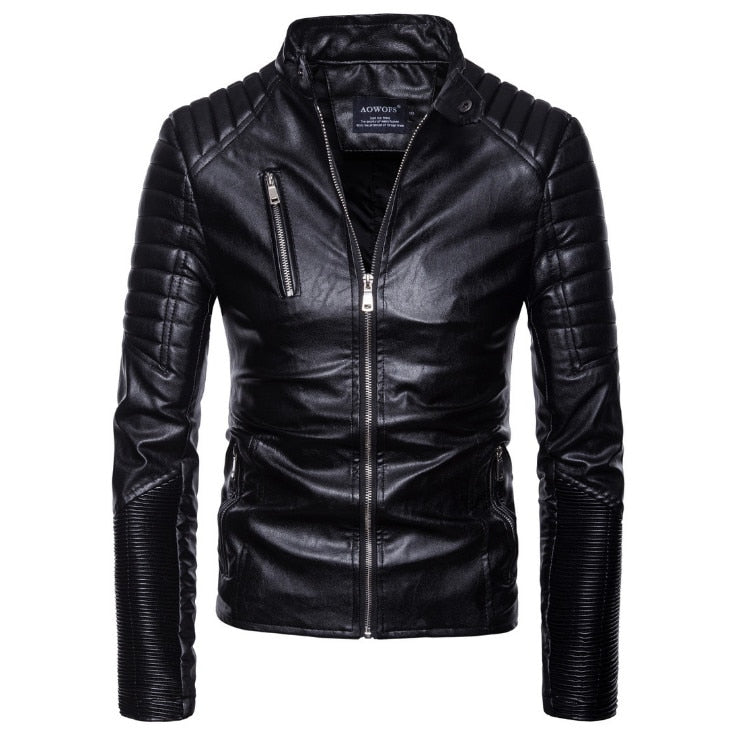 Blackriss™Men's Leather Jacket-Blackriss