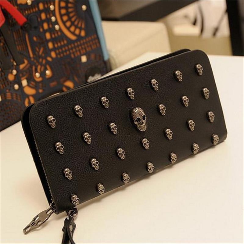 Blackriss™Leather Skull Wallet-Blackriss