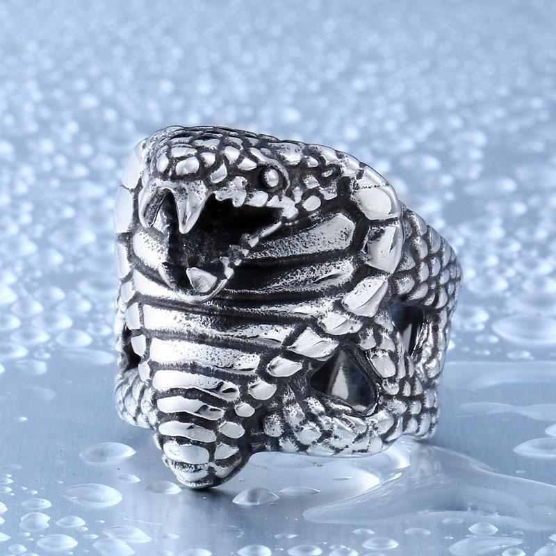 BLACKRISS™Titanium Steel Cobra Ring-Blackriss