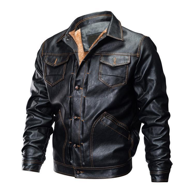 Blackriss™Men's Leather Jacket-Blackriss