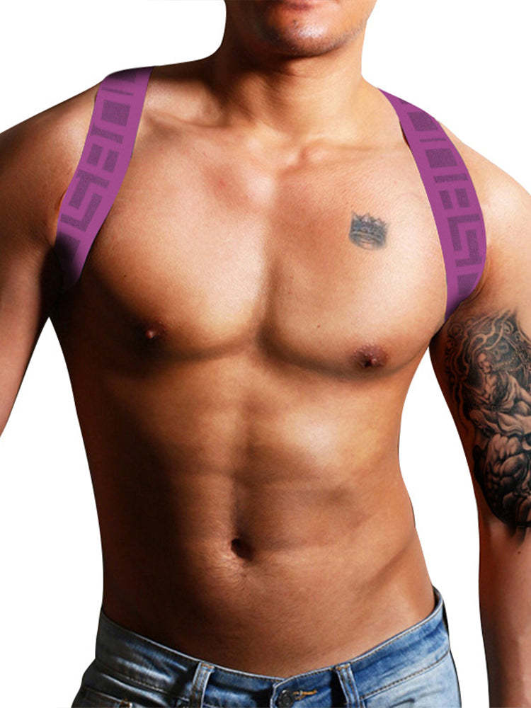 BLACKRISS™Men's Chest Sports Body Shape Elastic Strap-Blackriss