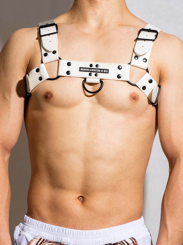 BLACKRISS™Pu Leather Adjustable Sexy Harness-Blackriss