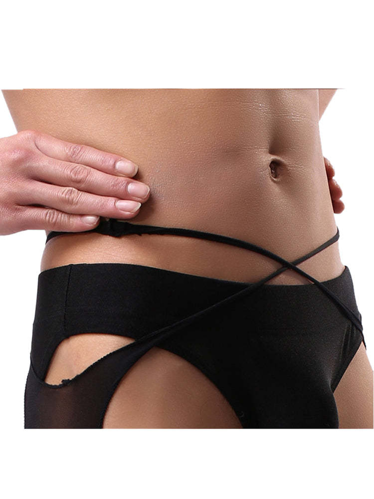 BLACKRISS™Men's Hollow Stockings Ultra Thin Pantyhose-Blackriss