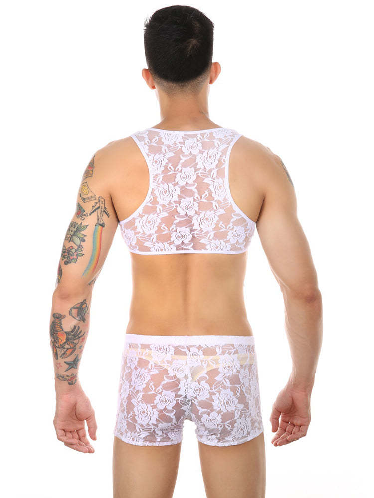 BLACKRISS™Lace Sexy Stretch Boxer-Blackriss
