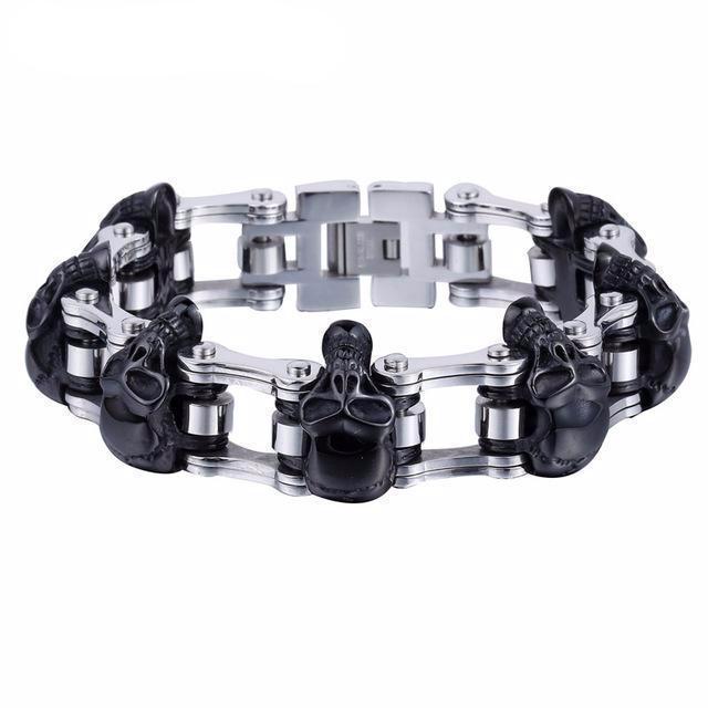 Blackriss™Link Skull Bracelet-Blackriss