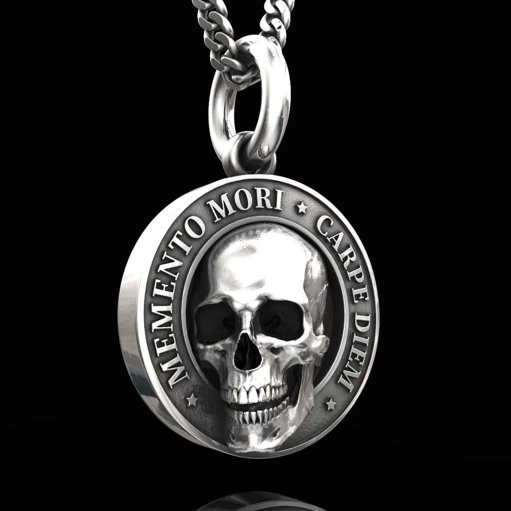 BLACKRISS™🍀Memento Mori Skull Pendant-Blackriss