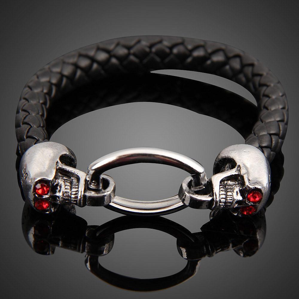 Blackriss™Rhinestone Skull Bracelet-Blackriss