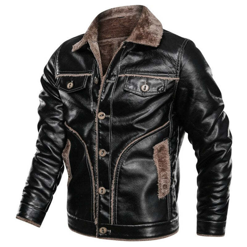 Blackriss™Men's Leather Jacket-Blackriss