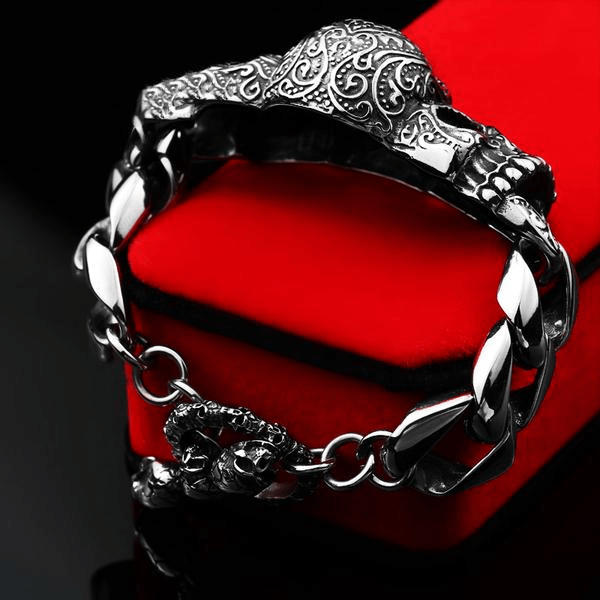 Blackriss™Red Eyes Skull Bracelet-Blackriss