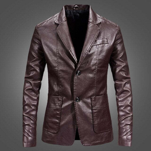 Blackriss™Men's Leather Jacket-Blackriss