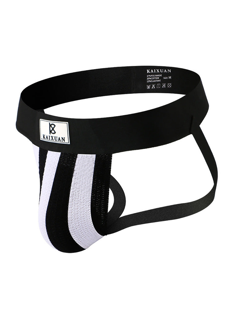 BLACKRISS™U Convex Pocket Rainbow Sexy Jockstrap-Blackriss