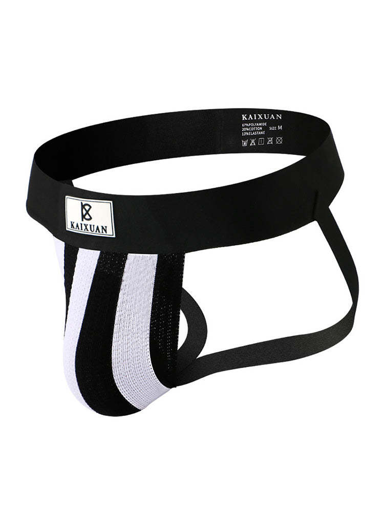 BLACKRISS™U Convex Pocket Rainbow Sexy Jockstrap-Blackriss