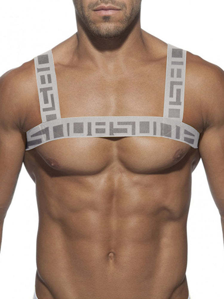 BLACKRISS™Simple Letter Sports Elastic Shoulder-Blackriss