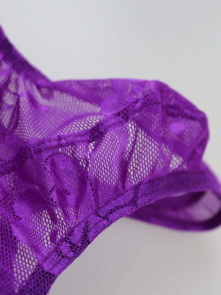 BLACKRISS™Lace Sexy Breathable Low Waist Thong-Blackriss