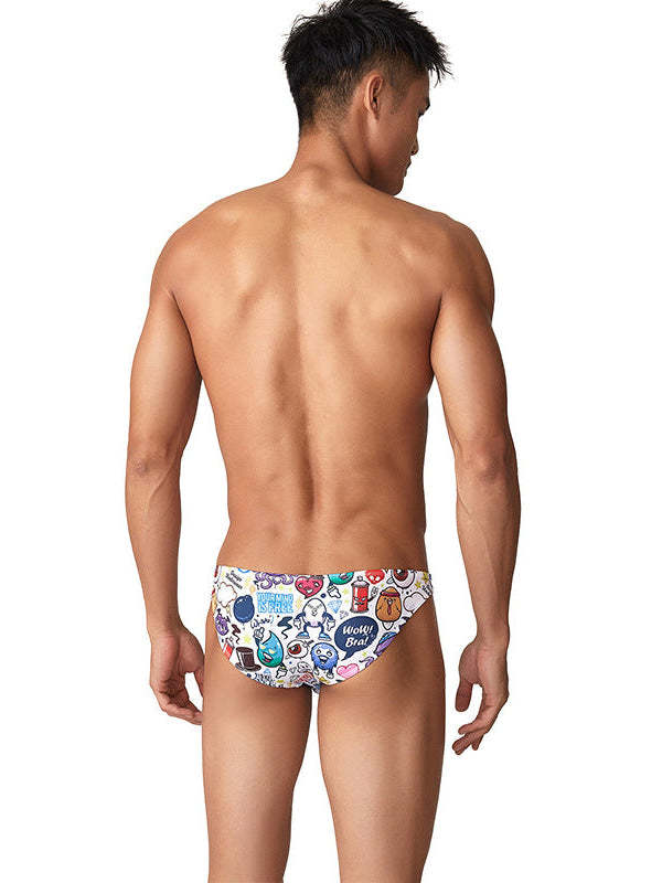 BLACKRISS™Sexy Low Waist Cartoon Pattern Briefs-Blackriss