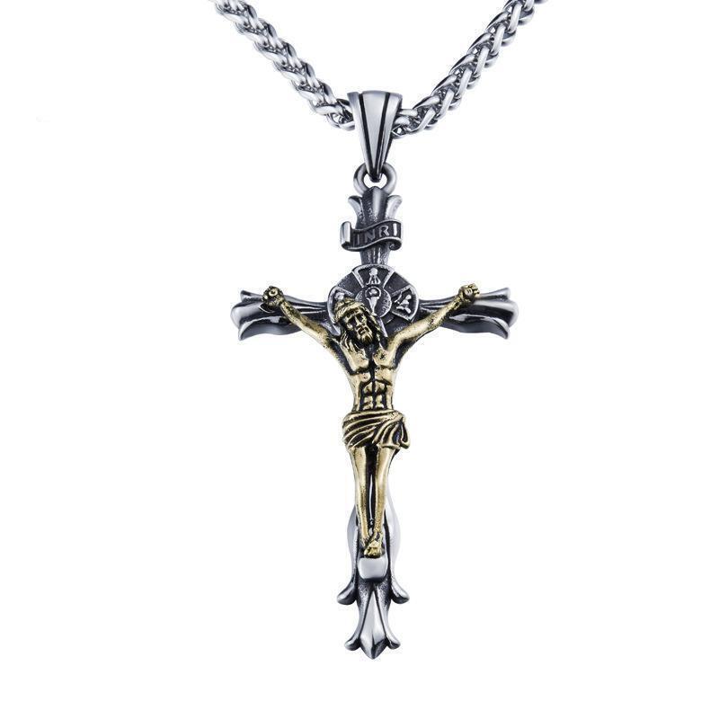 BLACKRISS™Titanium Steel Jesus Pendant-Blackriss