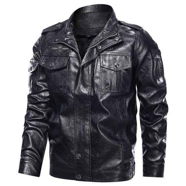 Blackriss™Men's Leather Jacket-Blackriss