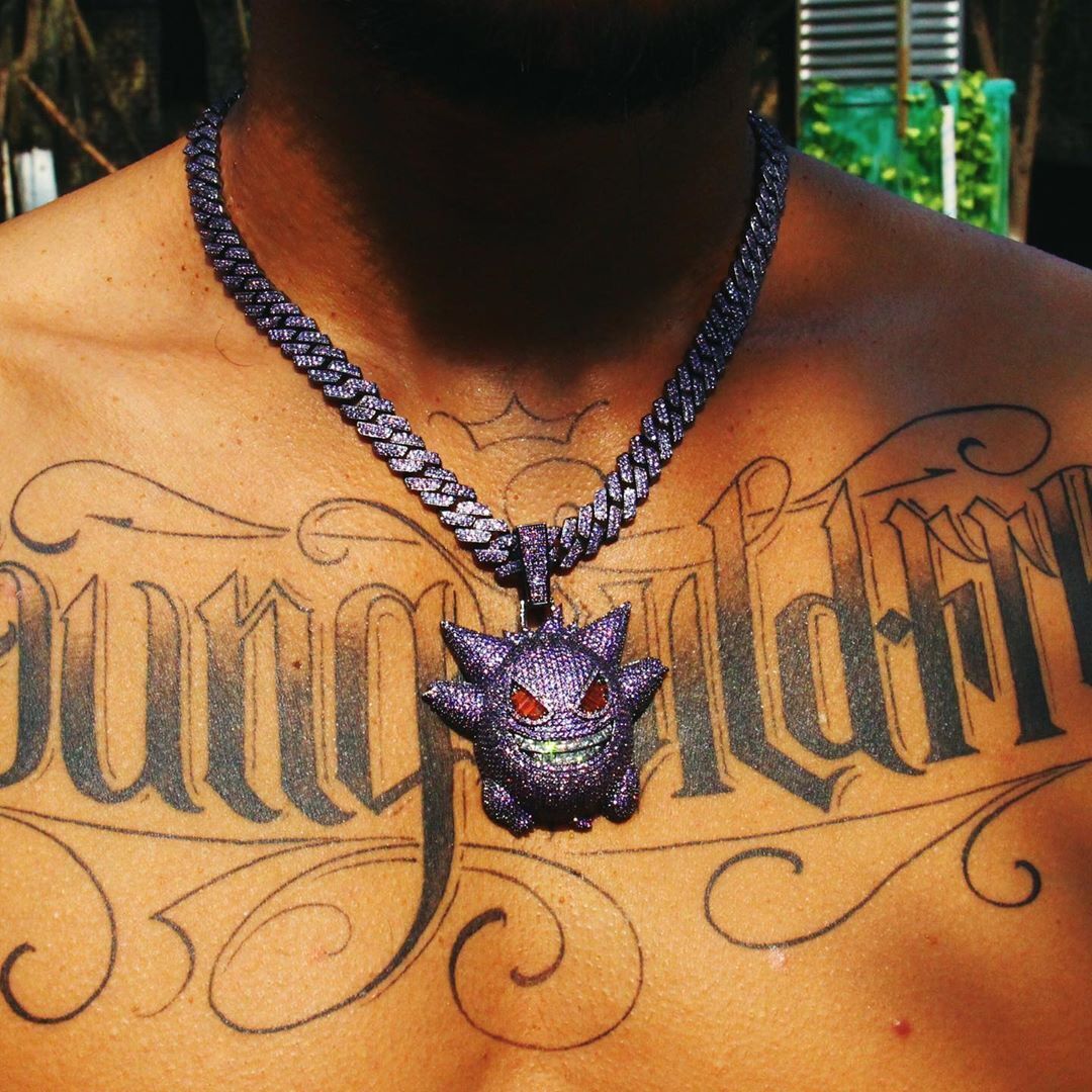 BLACKRISS™Iced Out Gengar Pendant-Blackriss