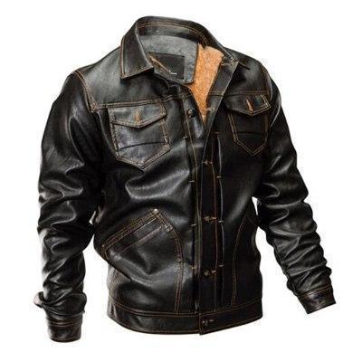 Blackriss™Men's Leather Jacket-Blackriss
