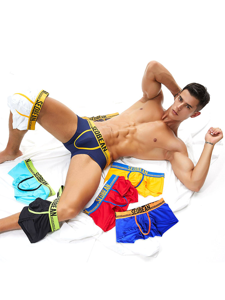 BLACKRISS™Men's Mesh Low Waist Boxer-Blackriss