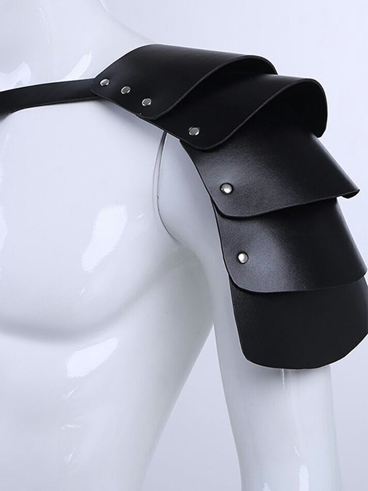 BLACKRISS™Men Faux Leather Armor Chest Harness-Blackriss