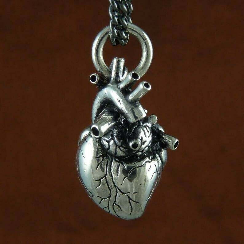 BLACKRISS™💖LAST DAY 49% OFF💖-Anatomical Heart necklace Jewelry-Blackriss