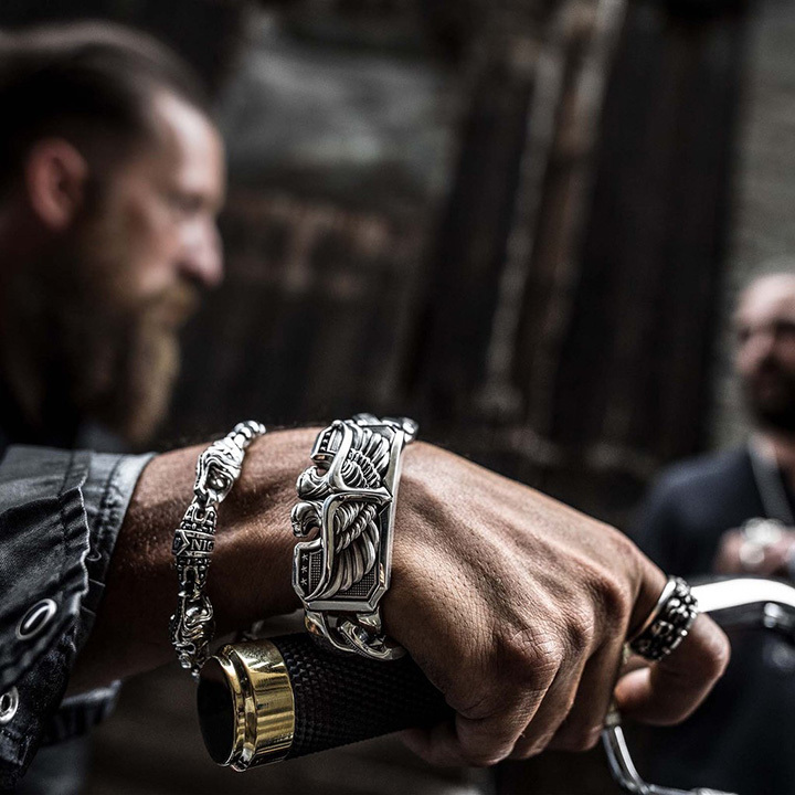 BLACKRISS™Double Eagles Covenant Rider Bracelet-Blackriss