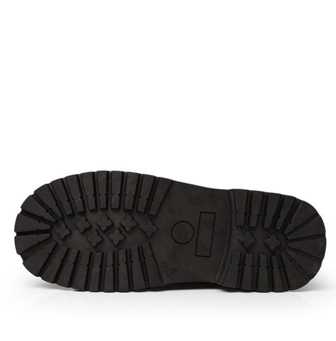 BLACKRISS™Men's Multi Buckles Lace Up High Boots Martin Boots-Blackriss