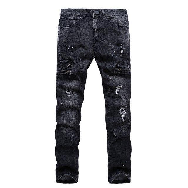 Blackriss™Men's Black Jeans-Blackriss