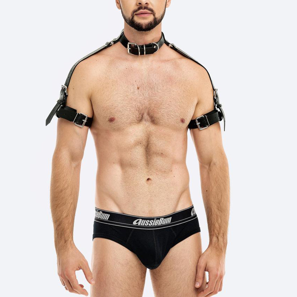 BLACKRISS™Collar Shoulder Harness - Black-Blackriss