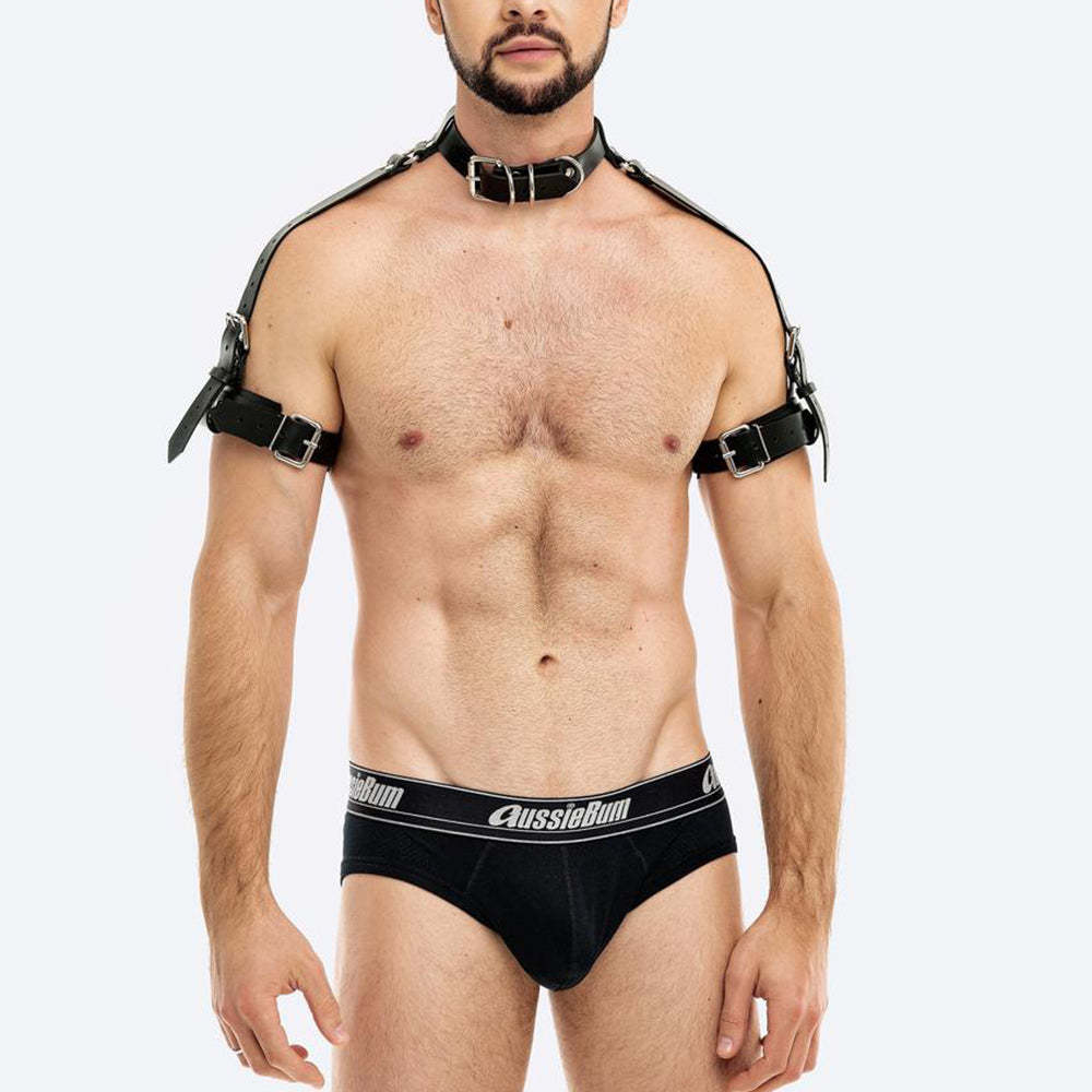 BLACKRISS™Collar Shoulder Harness - Black-Blackriss