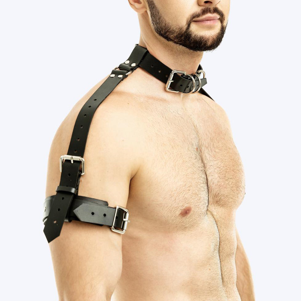BLACKRISS™Collar Shoulder Harness - Black-Blackriss