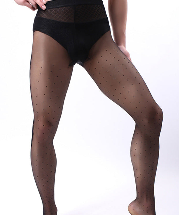 BLACKRISS™High Elastic Transparent Ultra-thin Jacquard Stockings-Blackriss