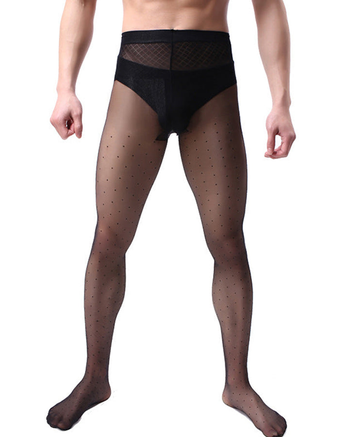 BLACKRISS™High Elastic Transparent Ultra-thin Jacquard Stockings-Blackriss