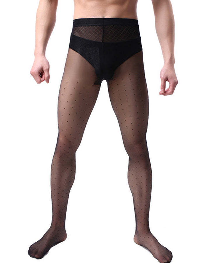 BLACKRISS™High Elastic Transparent Ultra-thin Jacquard Stockings-Blackriss