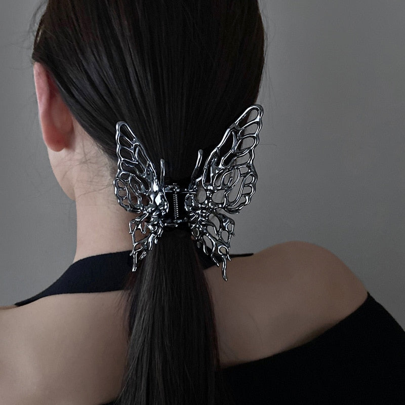 BLACKRISS™Gothic Butterfly Hair Clip-Blackriss