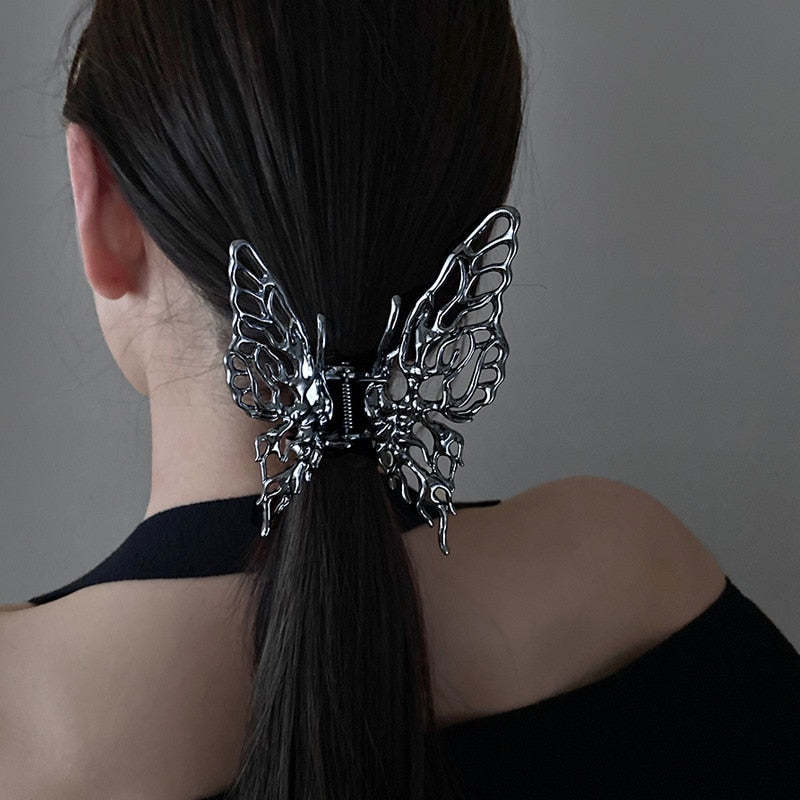 BLACKRISS™Gothic Butterfly Hair Clip-Blackriss