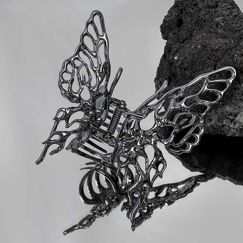 BLACKRISS™Gothic Butterfly Hair Clip-Blackriss