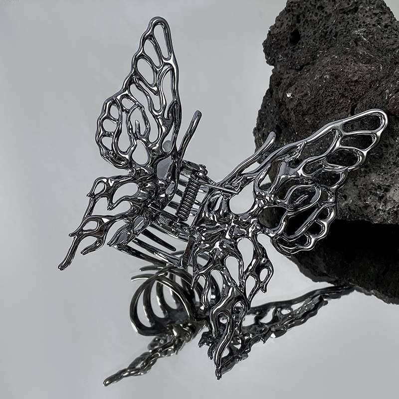 BLACKRISS™Gothic Butterfly Hair Clip-Blackriss